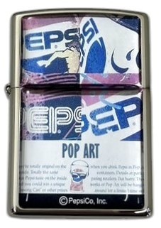 【ZIPPO】ジッポー：2001年製 新品 未使用 ペプシ＜PEPSI＞①